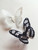 3D Acetate Butterflies Stickers- Black & White (18pc) (SD3DB152851)
