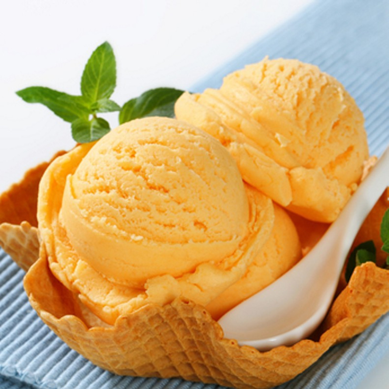 orange ice cream scoop