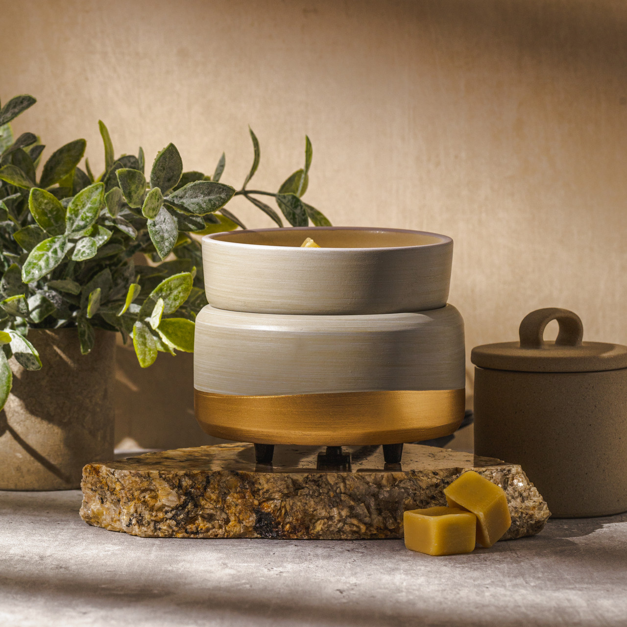 Midas Candle Warmer and Dish