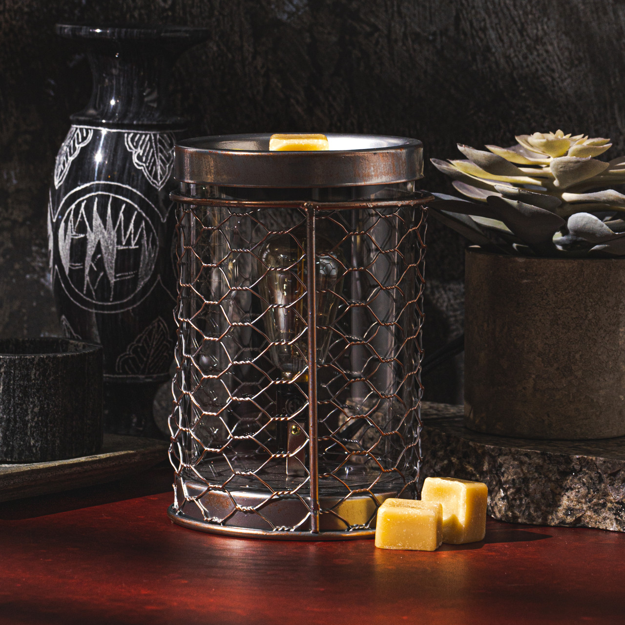 Deco Electric Candle Warmer, Wax & Tart Warmer, Includes 4 Wax Cubes