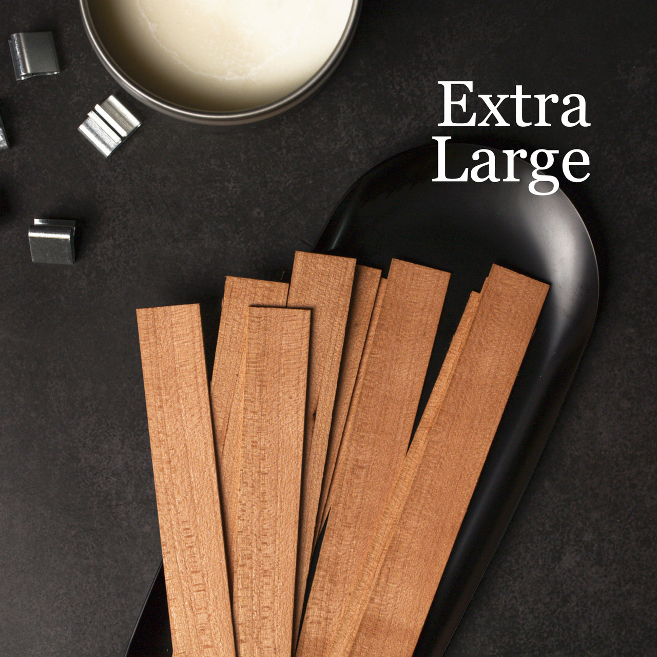 Dual Wooden Wicks - Extra Large - The Flaming Candle Company
