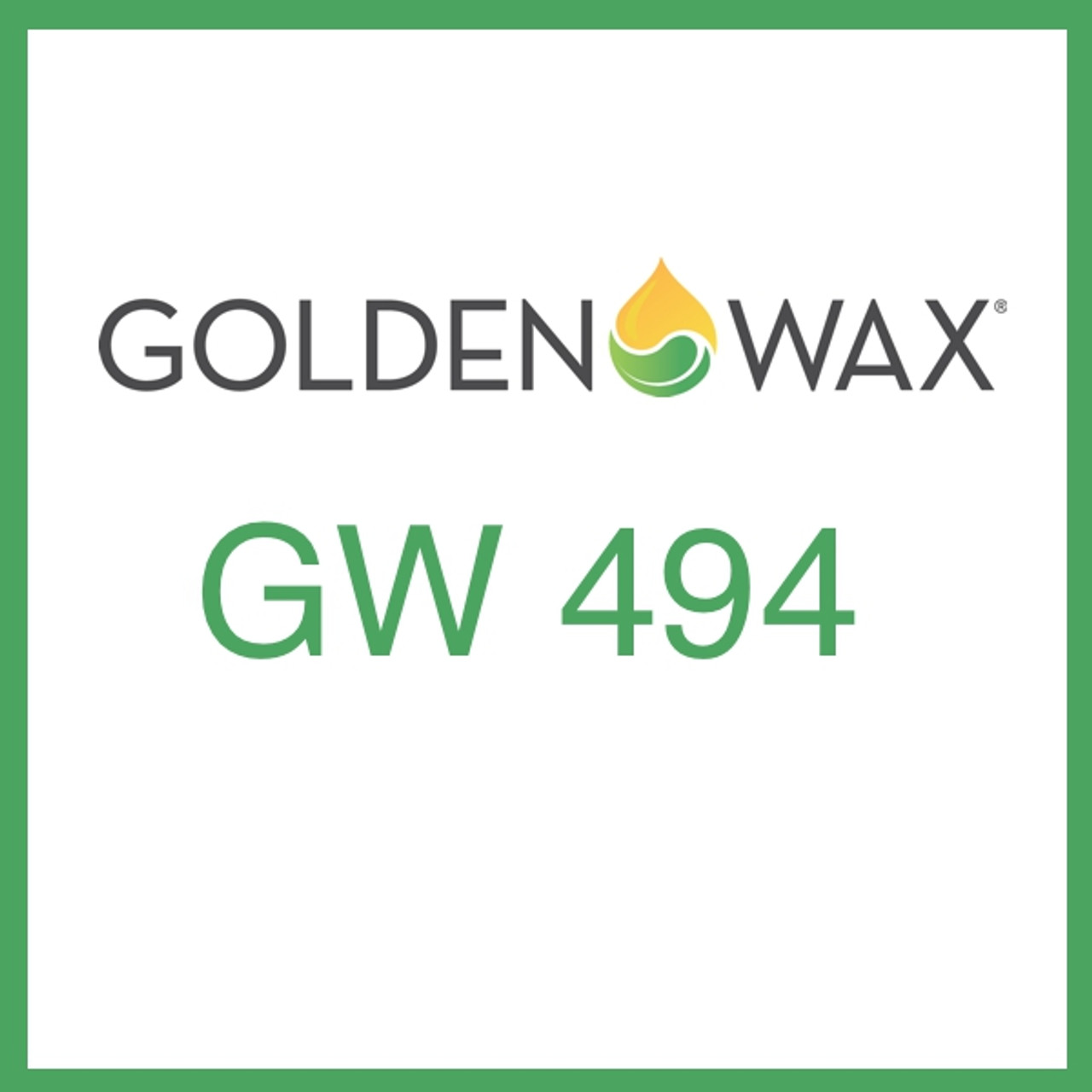 Golden Wax Gw 494 Wax Melt And Tart Soy Wax
