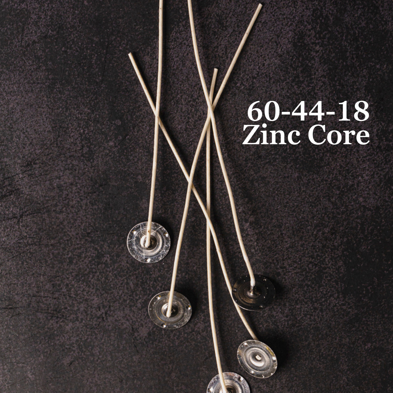 6 Zinc Core Candle Wicks - Zinc Candle Wicks 60-44-18 Z / 500