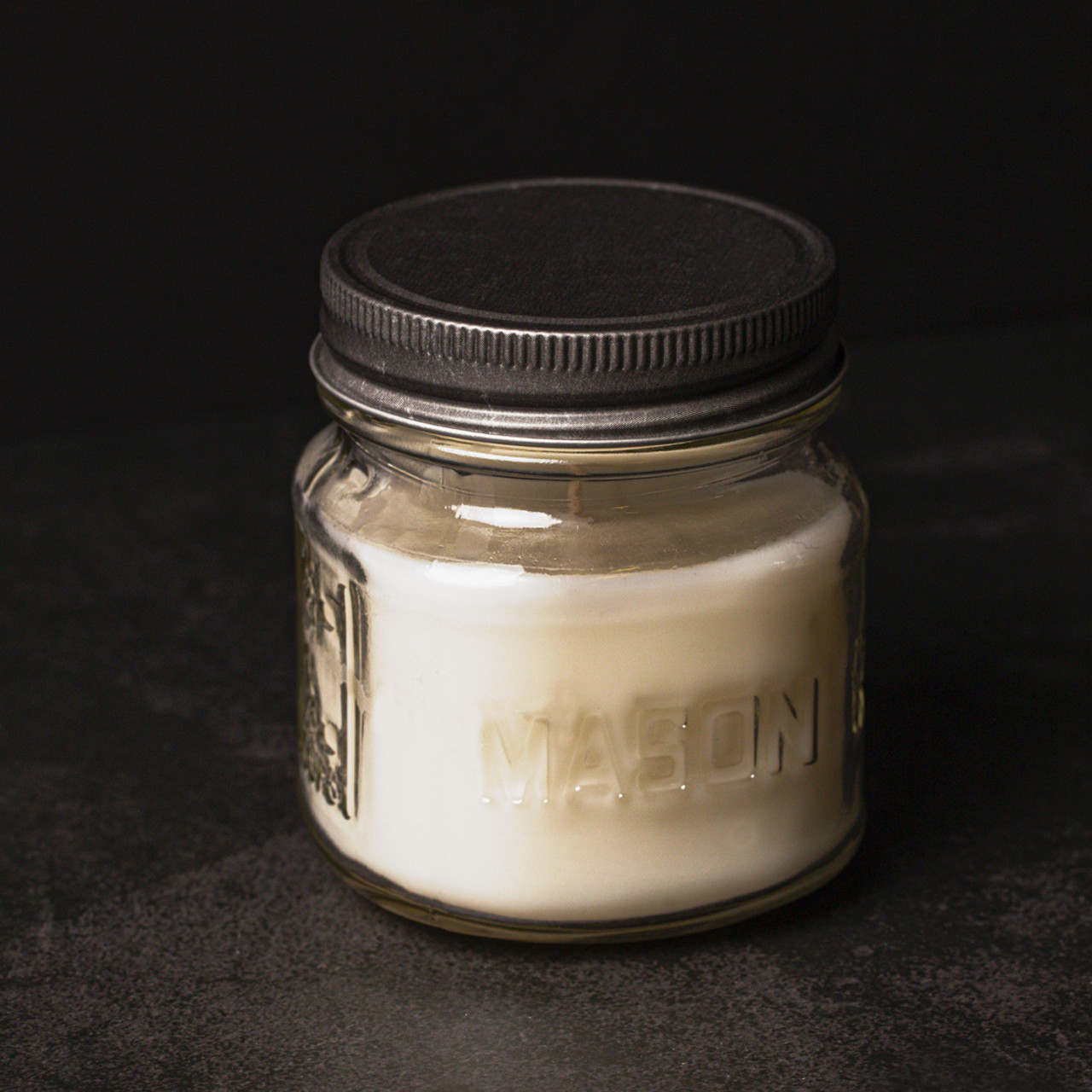 Embossed 16oz Square Mason Jar. Lids Separate Product Detail @ Community  Candle and Soap Supply