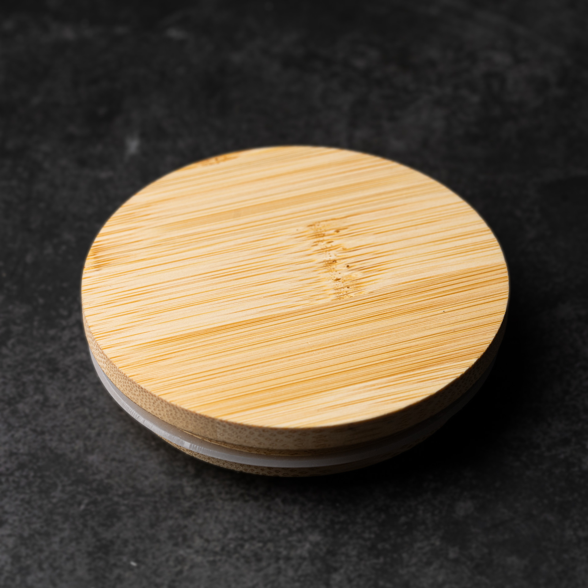 Bamboo Candle Jar Lid