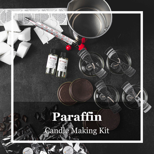 Paraffin Candle-Making Kit with Jelly Jars