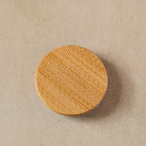 Bamboo Lid for Massage Candle Beaker (Case of 12) Bamboo Lid for Massage Candle Beaker (Case of 12)