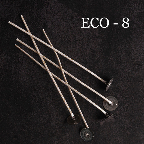 500Pcs ECO Wicks For Soy Candles, 8 Inch Pre-Waxed Candle Wick For