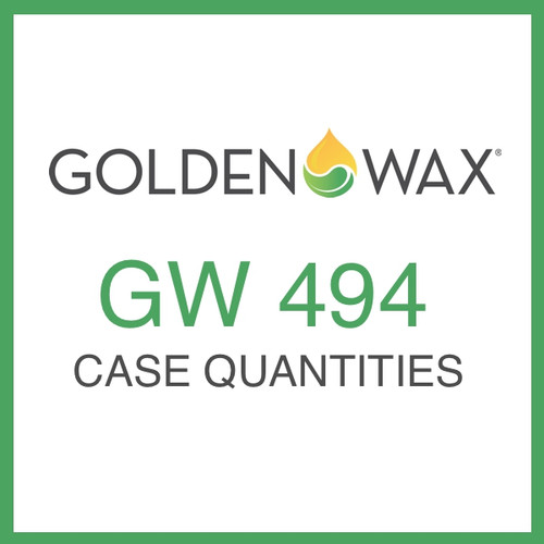 Golden Wax (GW) 494 Wax Melt and Tart Soy Wax - 50 lb. Case
