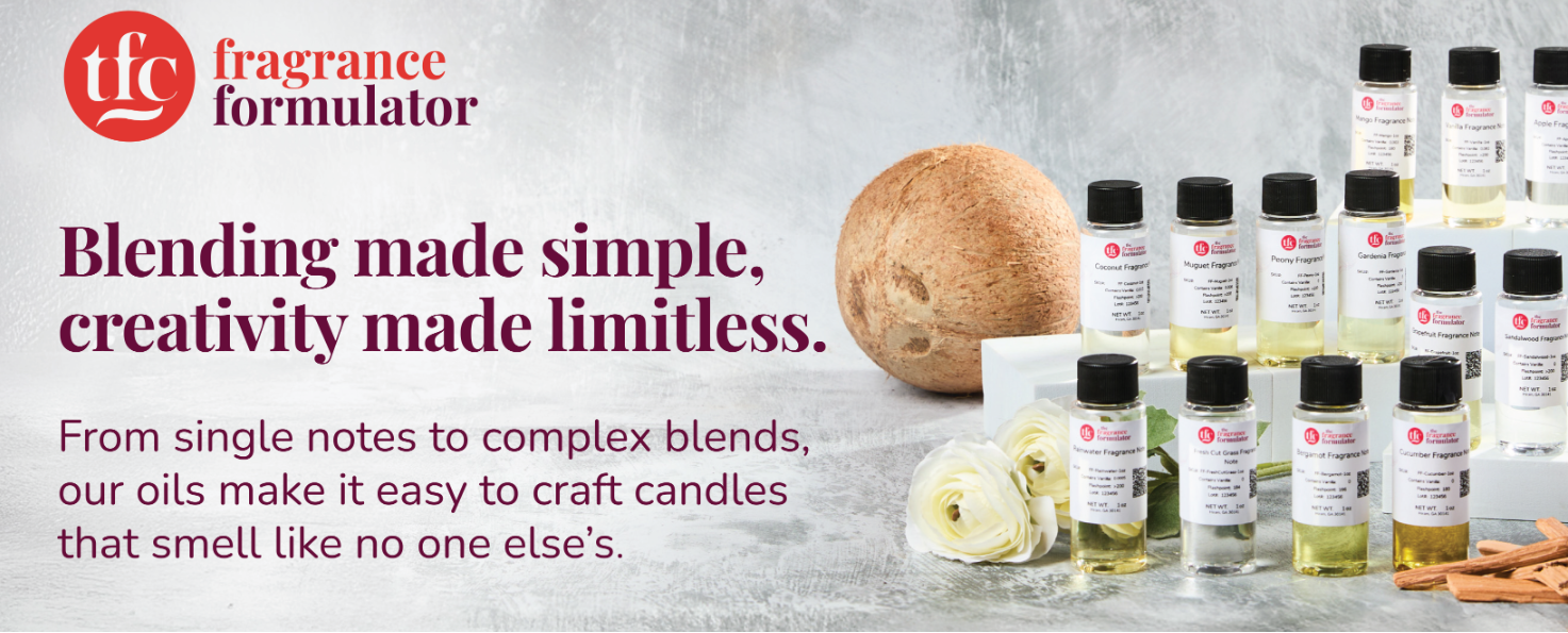 Image with different fragrance oils to sample to make your own unique fragrance
