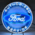 FORD NEON SIGN WITH SILKSCREEN BACKING