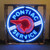 PONTIAC SERVICE 36 INCH NEON SIGN IN METAL CAN