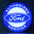 FORD AUTHORIZED SERVICE 15" BACKLIT LED LIGHTED SIGN