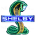 SHELBY COBRA NEON SIGN IN SHAPED STEEL CAN