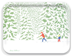 Cross Country Skiing Tray