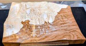 Loon Mountain | 3D topographic ski trail map