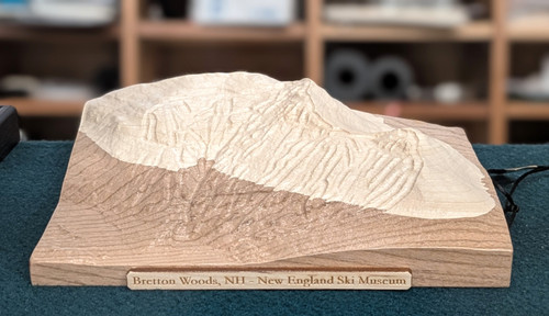 Bretton Woods | 3D topographic ski trail map