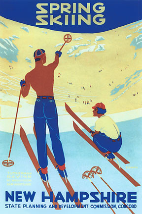 Spring Skiing 11 x 14