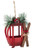 Wooden Ski Gondola Christmas Ornament - Rustic Winter Sports Holiday Decor