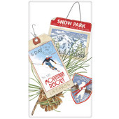 Flour Sack Towel- SKI PASS