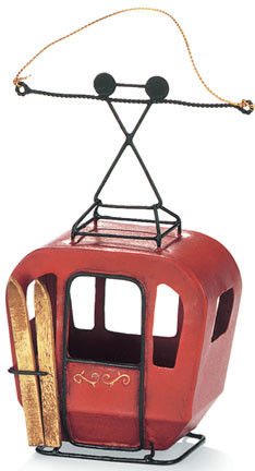Gondola Ornament - Metal