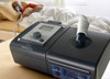 Patient comfortably using a Rent a CPAP Sleep Machine in Mesa AZ