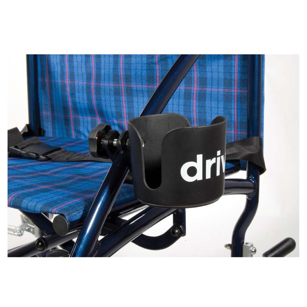 Drive Fly-Lite Aluminum Transport Chair Cup Holder