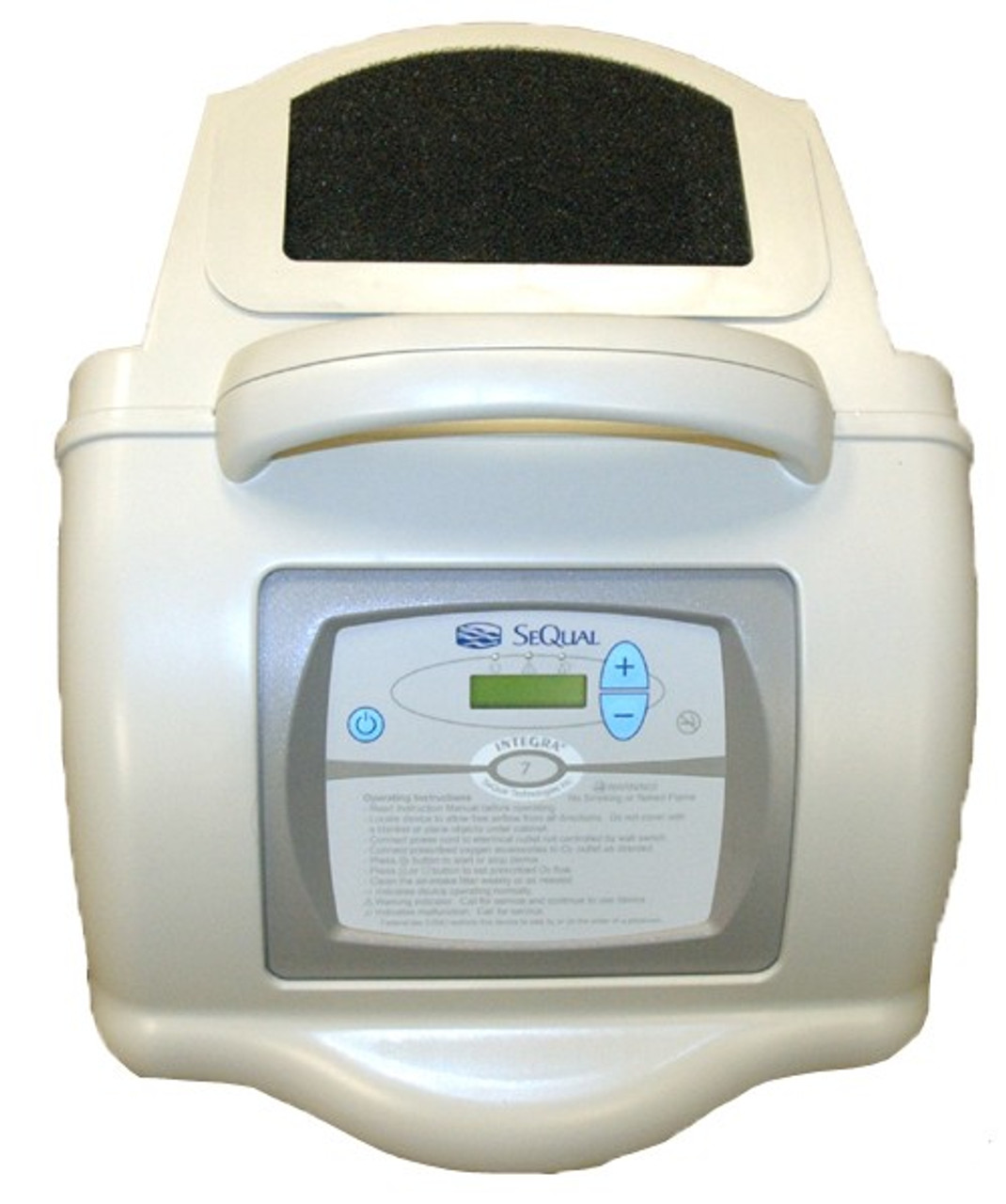 Sequal Integra Home Oxygen Concentrator - top