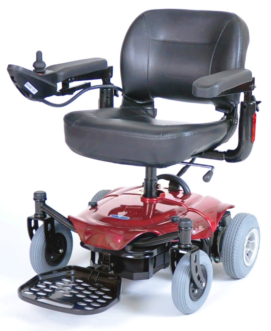 Drive Cobalt X23 Rear Wheel Drive Travel Power Wheelchair Red