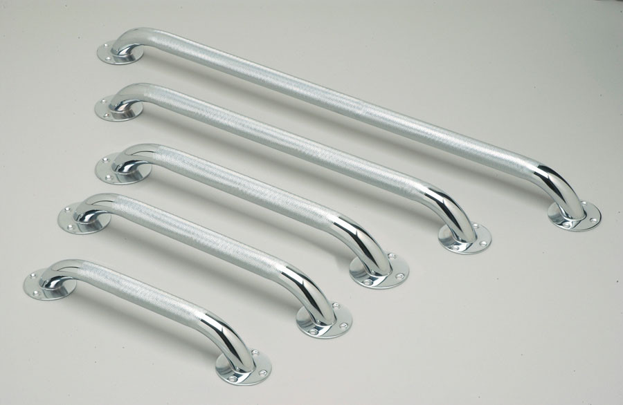 Medline Standard Knurled Chrome Grab Bar