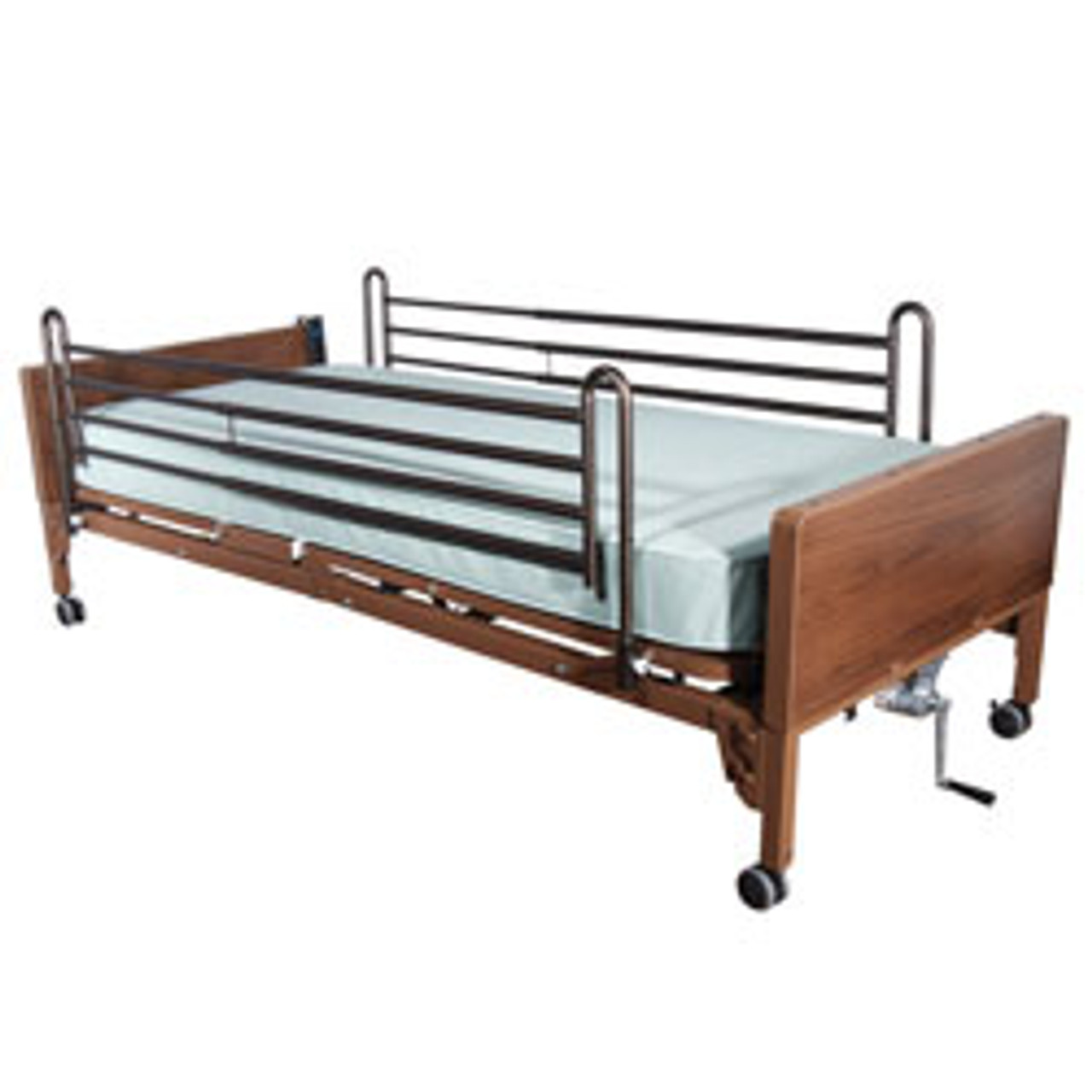 Roscoe Semi Electric Bed w/ Full Length Rails. * Mattress not included