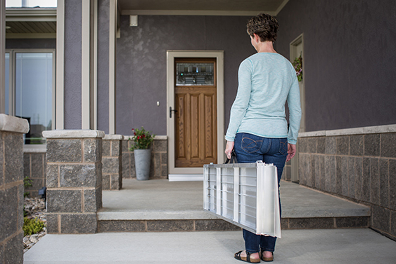 Portable Wheelchair Ramp - Easy to Carry!