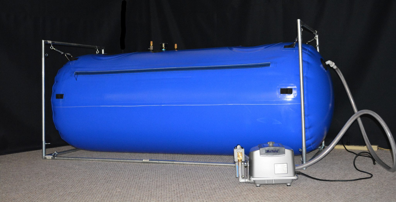 Class 4 Hyperbaric Oxygen Chamber positioned for side entry