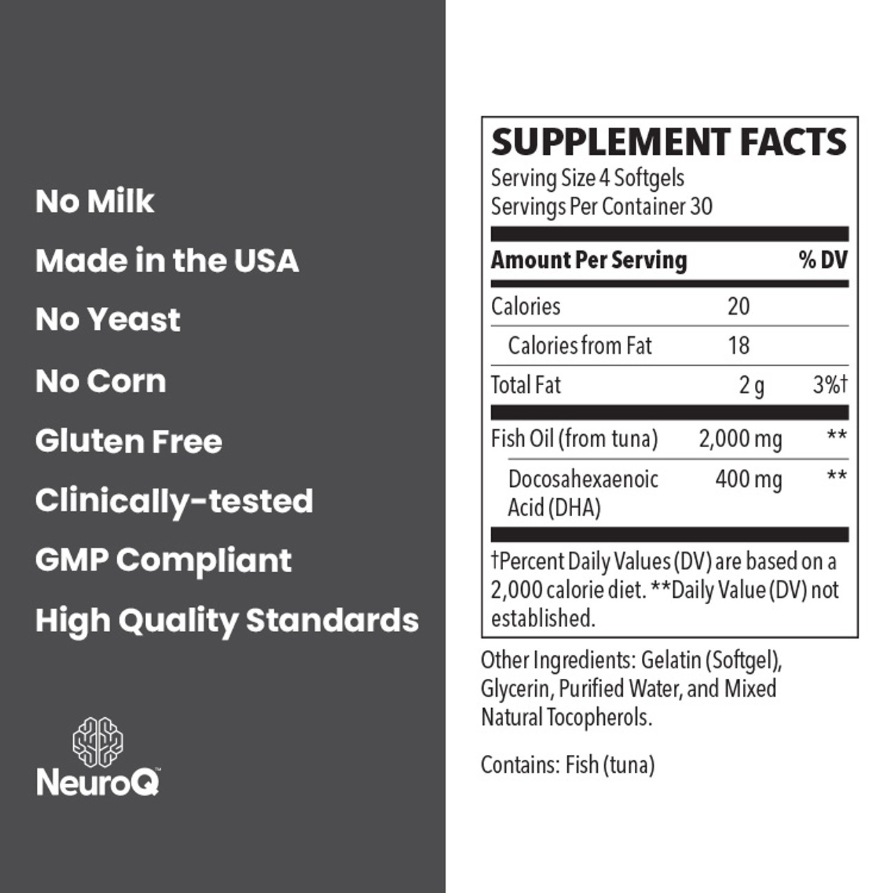 NeuroQ Memory DHA 400