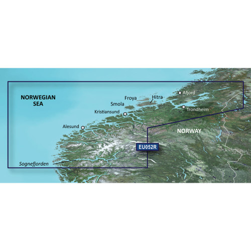 Garmin BlueChart® g3 HD - HXEU052R - Sognefjorden - Svefjorden - microSD/SD