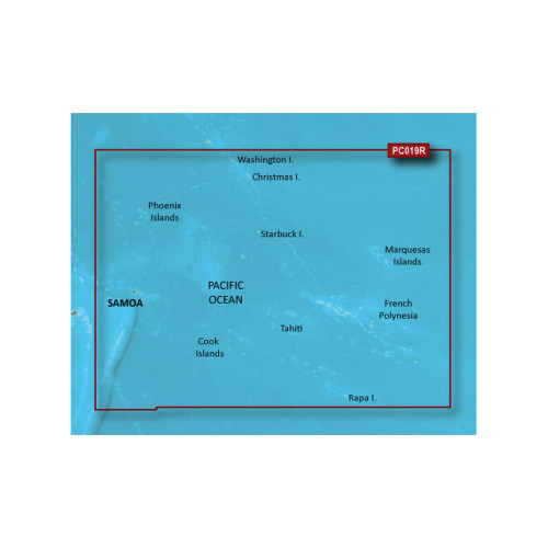 Garmin BlueChart® g3 HD - HXPC019R - Polynesia - microSD/SD