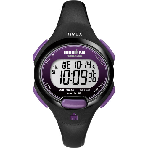 Timex IRONMAN® 10-Lap Watch - Mid-Size - Purple/Black