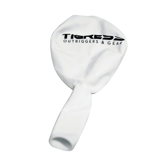 Tigress White Helium Ballons