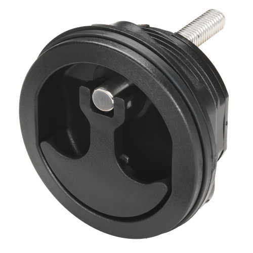 Whitecap Compression Handle Black Nylon Non-Locking - 1/4 Turn