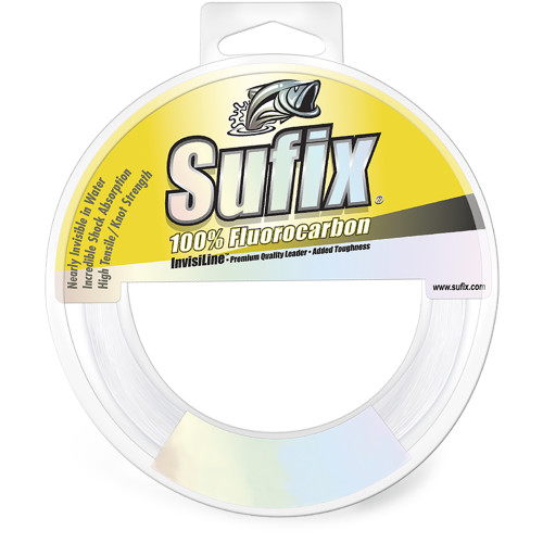 Sufix 100% Fluorocarbon Invisiline Leader - 60lb - 110yds