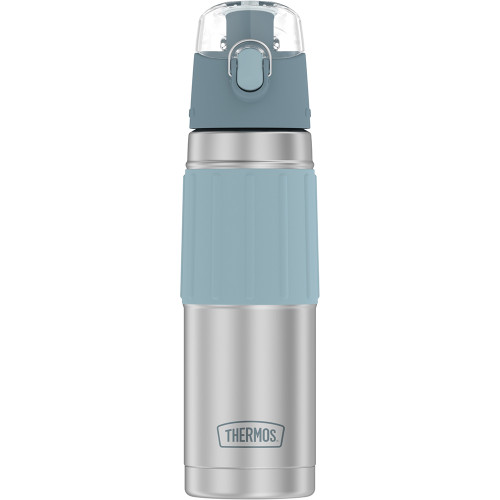 Thermos Vacuum Insulated 18oz Hydration Bottle - Stainless Steel w/Grey Grip