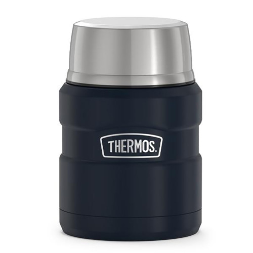 Thermos Stainless King Vacuum Insulated Stainless Steel Food Jar - 16oz - Matte Midnight Blue