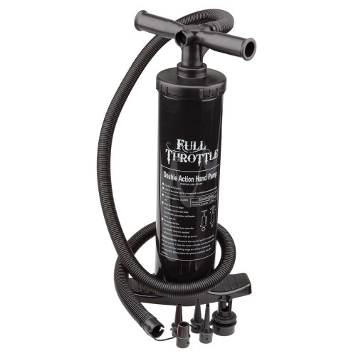 Full Throttle Dual Action Hand Pump - Black