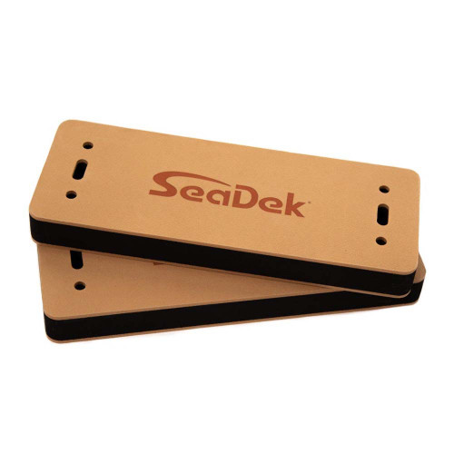 SeaDek 24" x 12" x 2" Flat Fenders Medium 2-Pack Mocha/Black