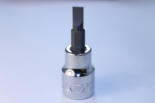 3/8" Drive 5.5mm Slotted Bit Socket (mirror finish)