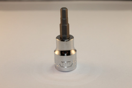 3/8" Drive 3/16" Hex Bit Socket (mirror finish)