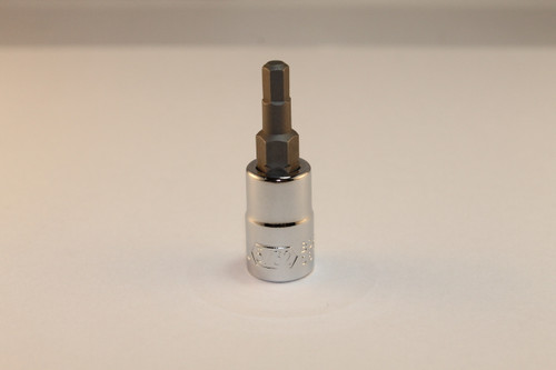 1/4" Drive 5/32" Hex Bit Socket (mirror finish)
