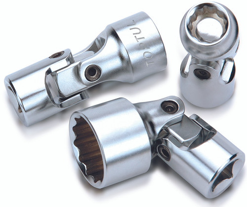 3/8 Drive, 7/16 Flexible Universal Sockets (satin finish)