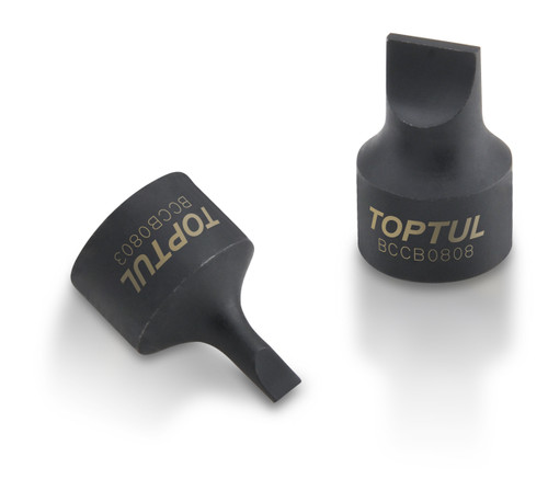 1/4 Drive One-Piece Stubby Slotted Bit Socket  1.2x8mm