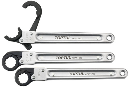 Open-End Ratcheting 13 mm Wrench